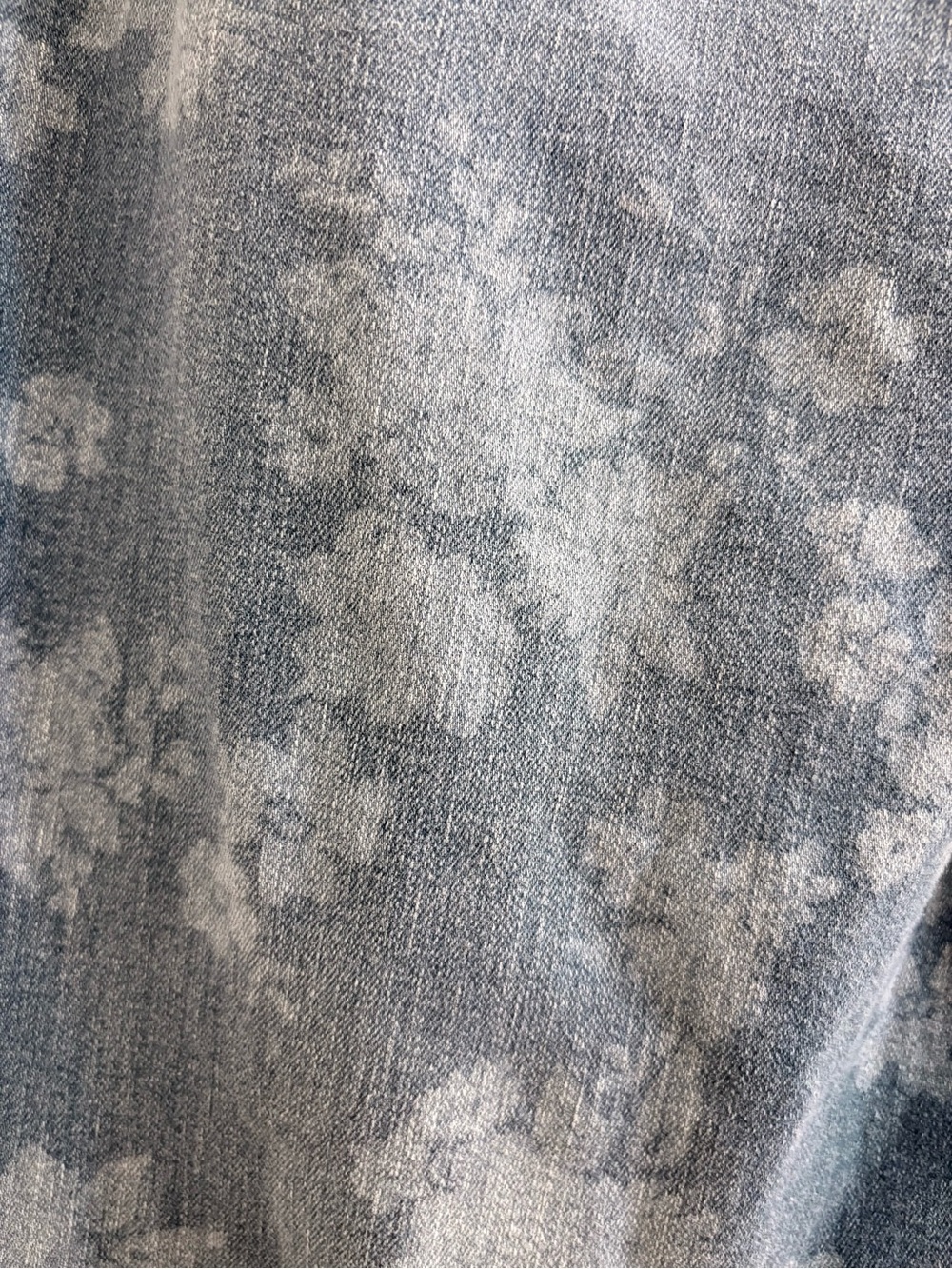 J. Jill Blue Floral-Pattern Slim Leg Jeans - Picture 3 of 5